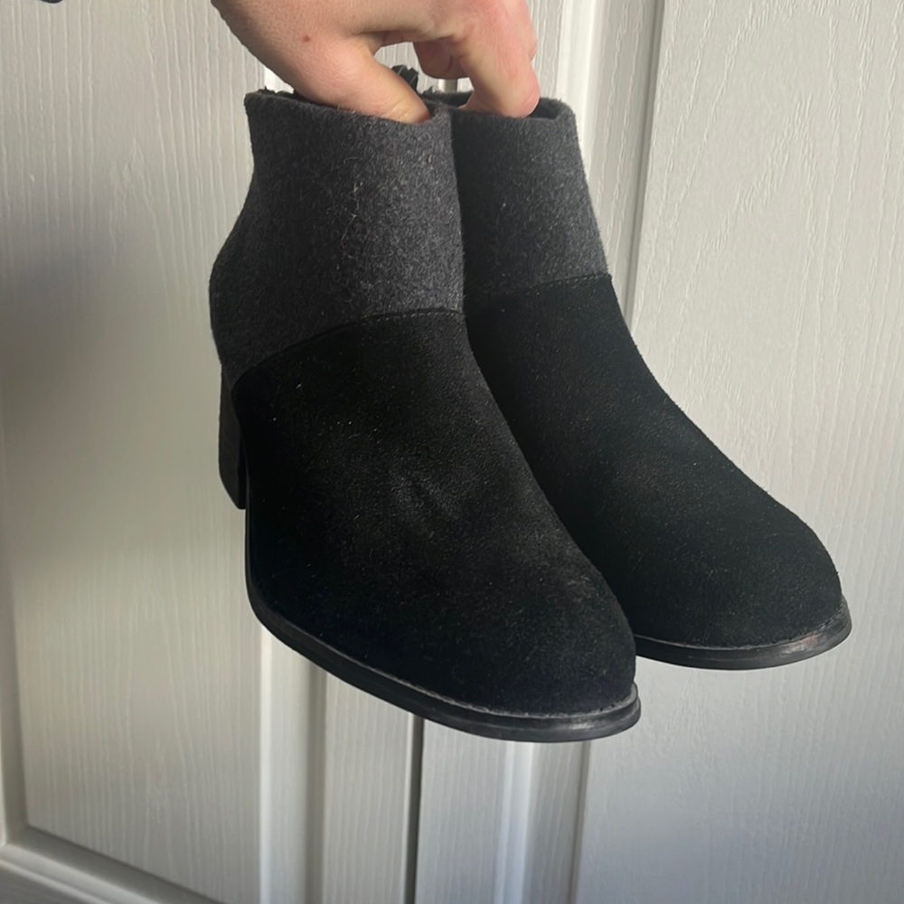 Tom’s Felt and Suede Booty